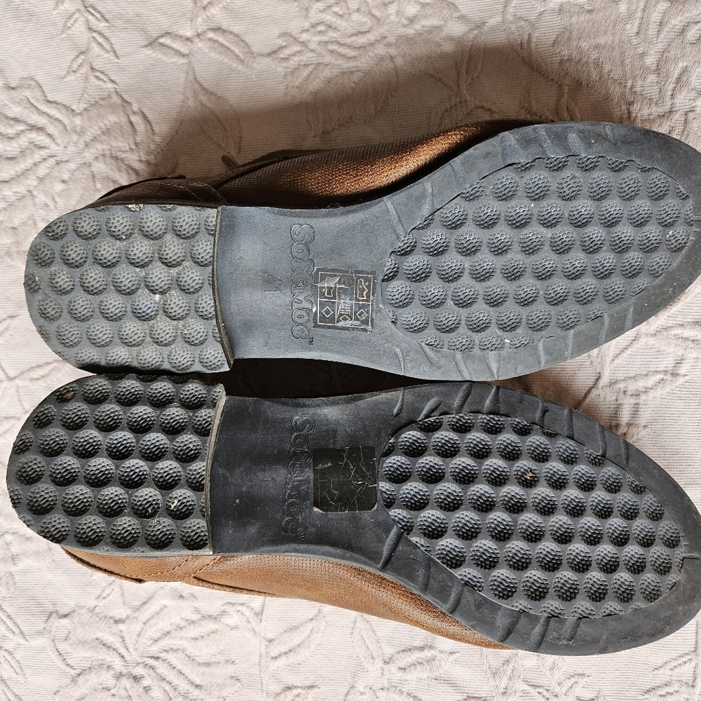 Brown leather lace up loafers - Picture 5 of 6